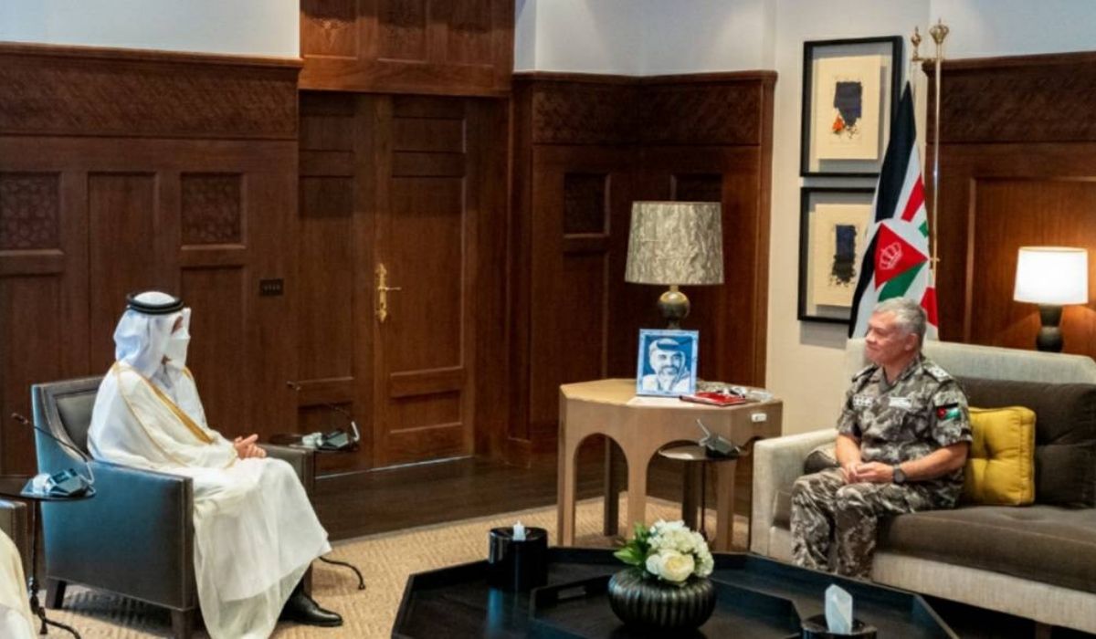 King of Jordan Meets Deputy Prime Minister and Minister of Foreign Affairs
